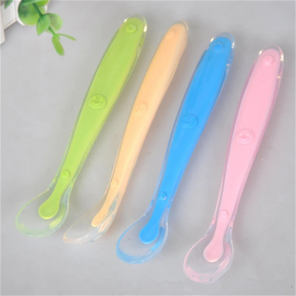 Safety Spoon Baby Spoon Utensil Safety Tableware Infant Solid Feeding