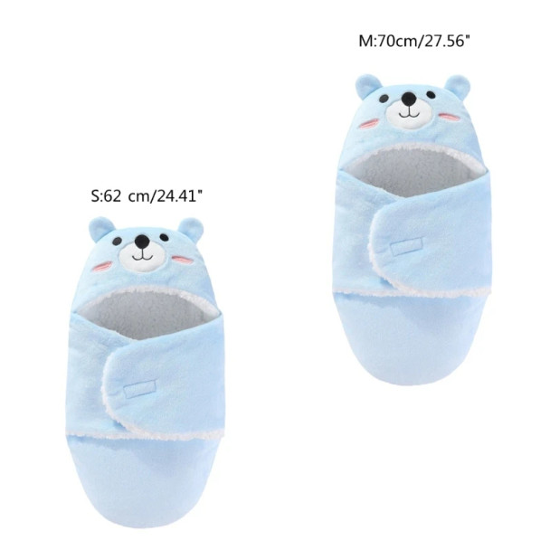 Baby Blanket Newborn Swaddles Wrap Soft and Warm Sleeping Bag for