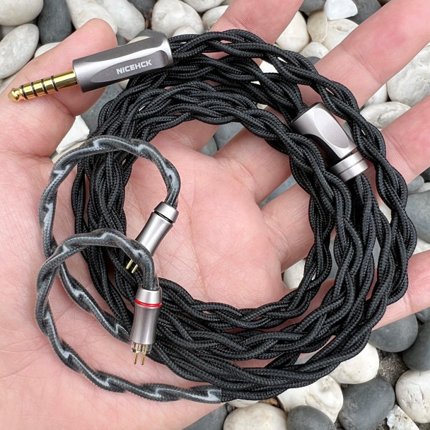 NiceHCK 60saga HiFi IEM Cable Ultrapure ECAP OCC Copper Wire 4.4mm OFC