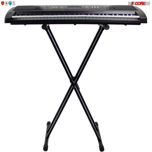 5 Core Keyboard Stand Riser X Style Classic Keyboard Piano Holder Lift