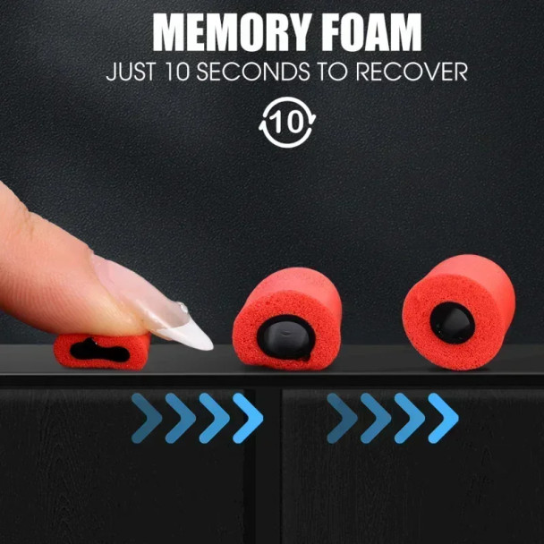 Soft Memory Foam Earphone Tip Noise Isolating Comfortble Memory Foam