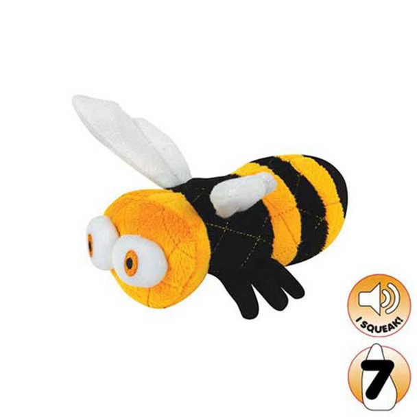 Tuffy Mighty Bug Series Jr Bitzy Bumblebee Dog Toy