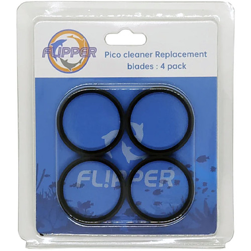 Flipper Pico Replacement Blades for Acrylic & Glass Tanks - 4-Pack