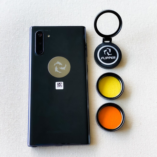Flipper Flip-Kick Smartphone Aquarium Photography Filter Kit