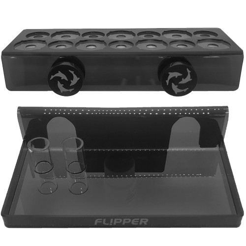 Flipper Magnetic Frag Racks w/ Removable Shelfs - Holds 14 Frags - Black