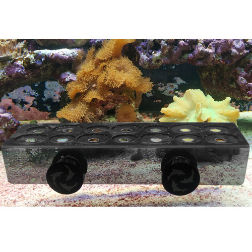 Flipper Magnetic Frag Racks w/ Removable Shelfs - Holds 14 Frags - Black