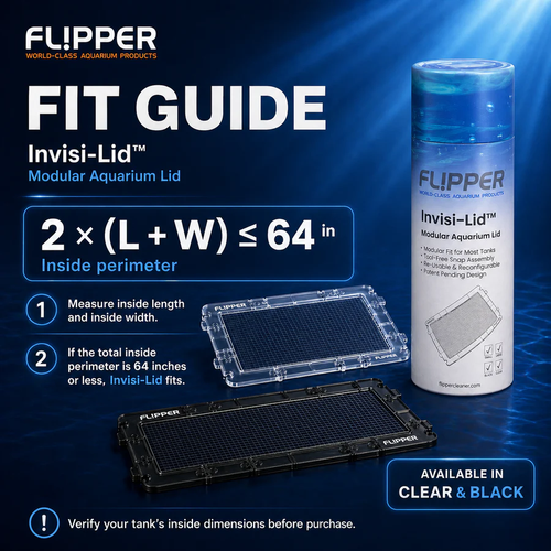Flipper Invisi-Lid Modular Aquarium Lid - Small