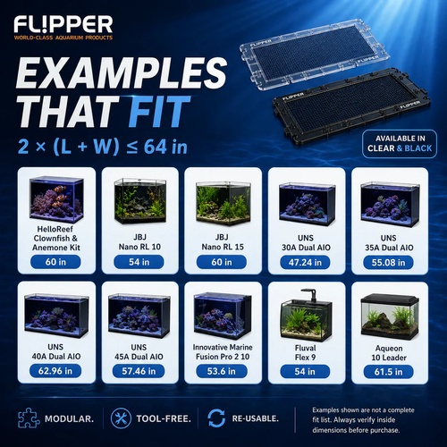 Flipper Invisi-Lid Modular Aquarium Lid - Small
