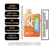 Tropical Punch Off Stamp X Crystal Cube 35K Disposable Vape Kit with Specification