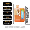 Florida Orange Off Stamp X Crystal Cube 35K Disposable Vape Kit with Specification