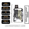 Lemon Lime Lost Mary OS5000 Luster Edition Vape Specifications