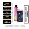 Dragon Strawnana Lost Mary Nera Fullview 70K Vape Kit with Specification