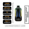 Raspberry Dragon Lime Lost Mary VIZ 55K Disposable Vape Specifications