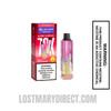 Juicy Peach Ice Lost Mary Nera Fullview 70K Disposable Vape Pod with package