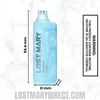 Yummy Lost Mary MO5000 Disposable Vape Dimension