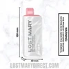 Strawmelon Peach Lost Mary MT15000 TURBO Vape Dimension