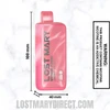 Cherry Strazz Lost Mary MT15000 TURBO Vape Dimension