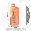 Strawberry Orange Lost Mary MT15000 TURBO Vape Dimension