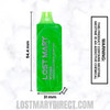 Kiwi Dragon Fruit Berry Ice Lost Mary MO5000 Disposable Vape Dimension