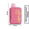 Peach Ice Lost Mary OS5000 Disposable Vape Specifications dimension