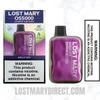 Bright Red Lost Mary OS5000 Cosmic Edition Vape With Package Box
