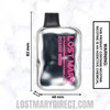 Strawberry Watermelon Lost Mary MO20000 PRO Disposable Vape Dimensions