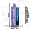 Rainbow Sherbet Lost Mary MO20000 PRO Diposable Vape Dimension