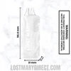 Black Duo Ice Lost Mary MO5000 Disposable Vape Dimension