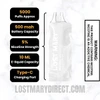 Black Duo Ice Lost Mary MO5000 Disposable Vape Specifications