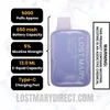 Blueberry Raspberry Pomegranate Lost Mary OS5000 Vape Specifications