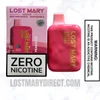 Peach Ice Lost Mary OS5000 Zero Nicotine Vape Package