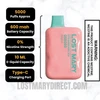 Strawberry Ice Lost Mary OS5000 Zero Nicotine Vape Specifications