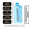 Blue Razz Ice Lost Mary MT15000 Turbo Vape - 0% Nic Specifications