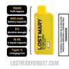 Yellow Lemon Lost Mary MT15000 Turbo Specifications