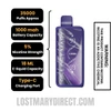 Mountain Berry Lost Mary MT35000 Turbo Vape Specification