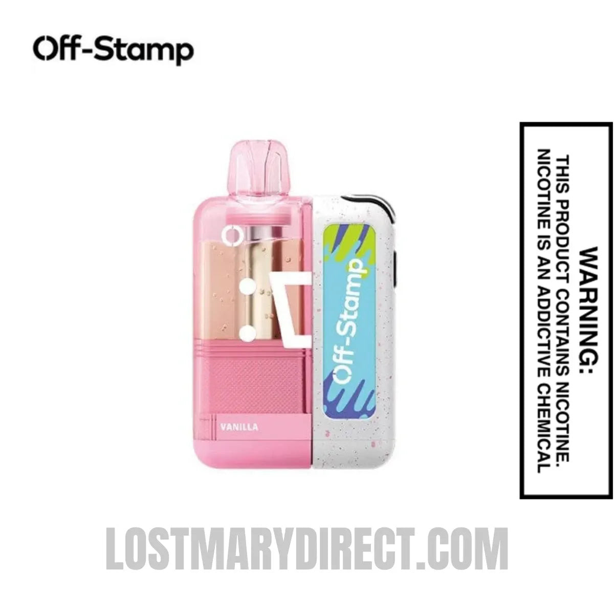 Vanilla Off Stamp X Crystal Cube 35K Disposable Vape Kit