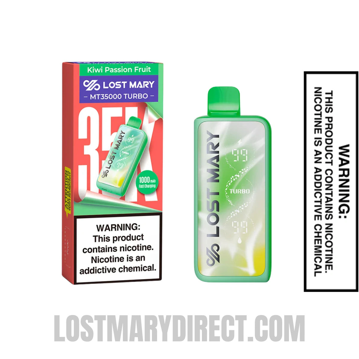 Kiwi Passion Fruit Lost Mary MT35000 Disposable Vape