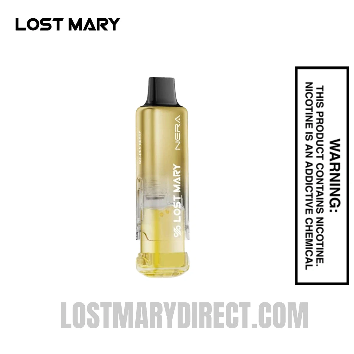 Golden Berry Lost Mary Nera Fullview 70k Vape Pod