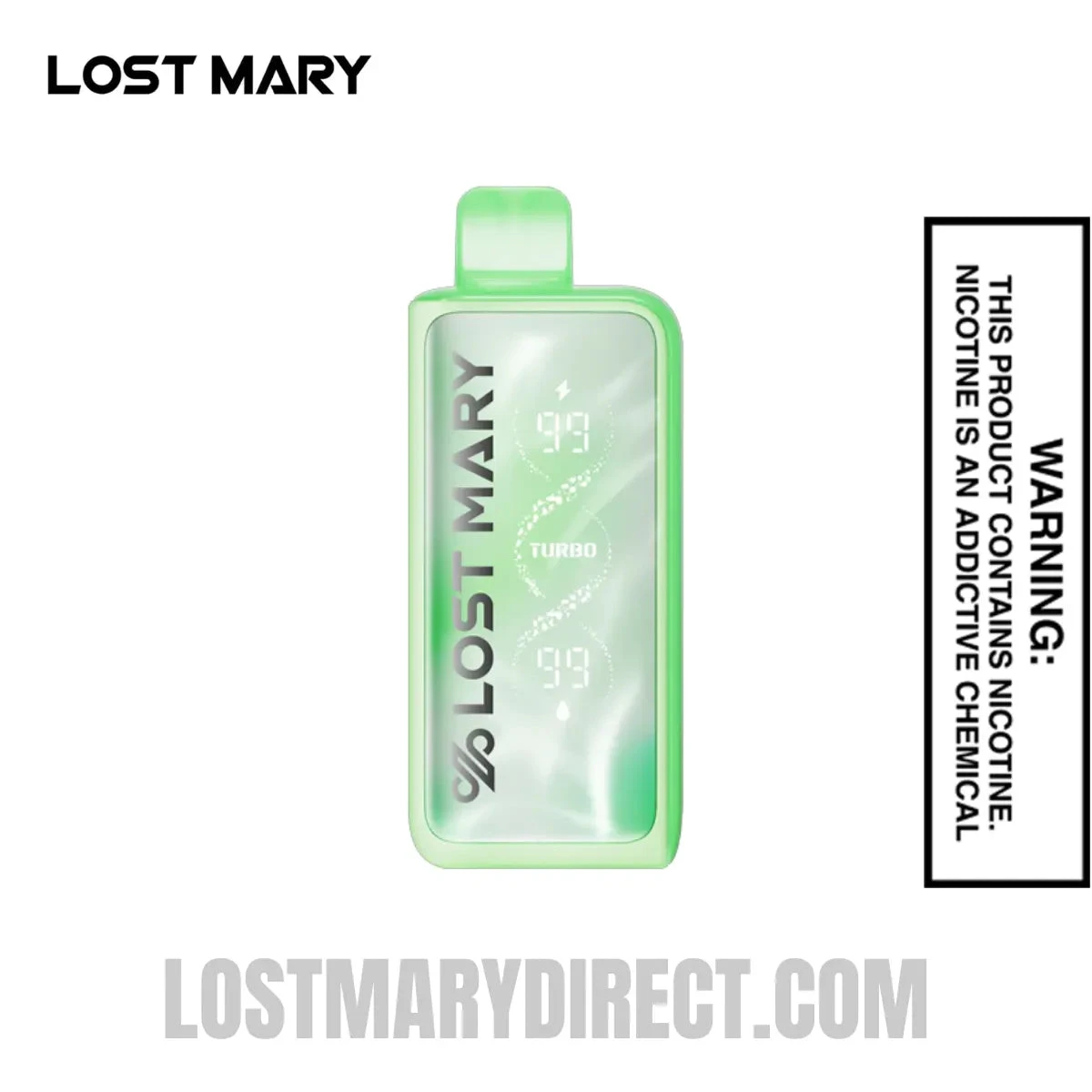 Winter Mint Lost Mary MT35000 Disposable Vape - 0% Nic