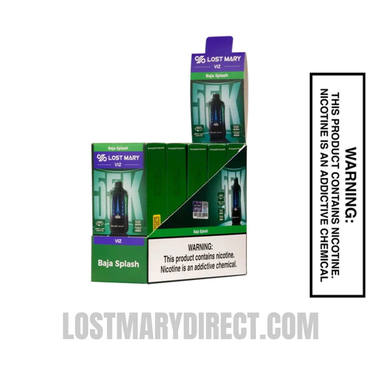 Baja Splash Lost Mary VIZ 55K Disposable Vape