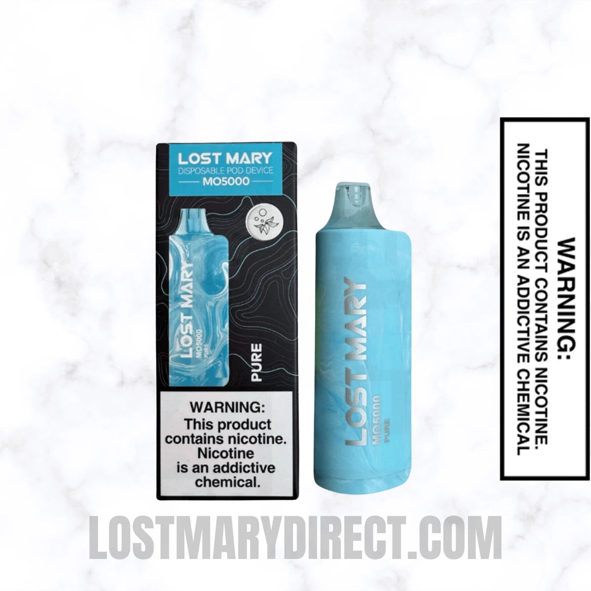 Pure Lost Mary MO5000 Disposable Vape With Package Box
