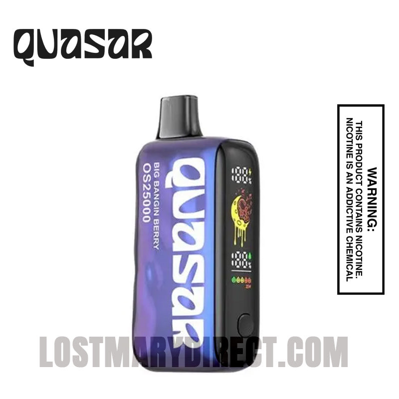 ＢIGＢＡＮ Big Bangin Berry Lost Mary Quasar OS25000 Disposable Vape