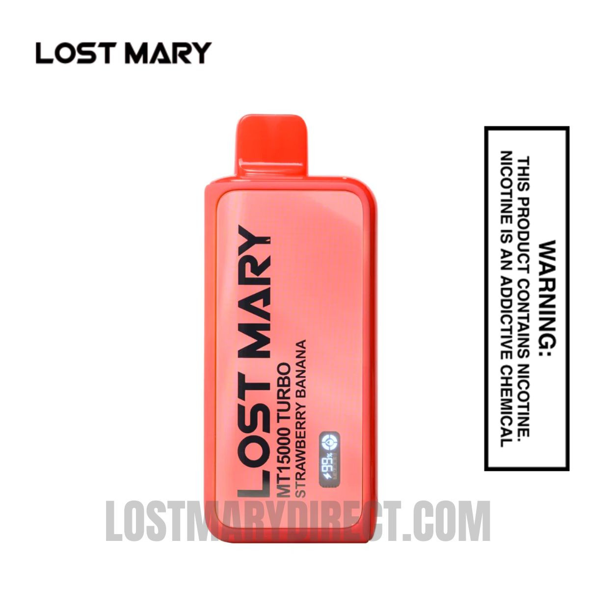 Strawberry Banana Lost Mary MT15000 TURBO Vape | 15000 Puffs