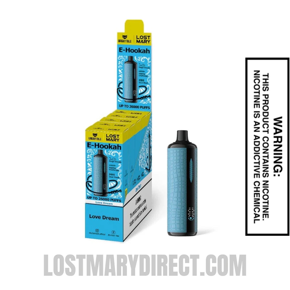 原摩利彦 Marihiko Hara LP2枚セット Love Dream Urban Tale x Lost Mary E-Hookah Disposable Vape
