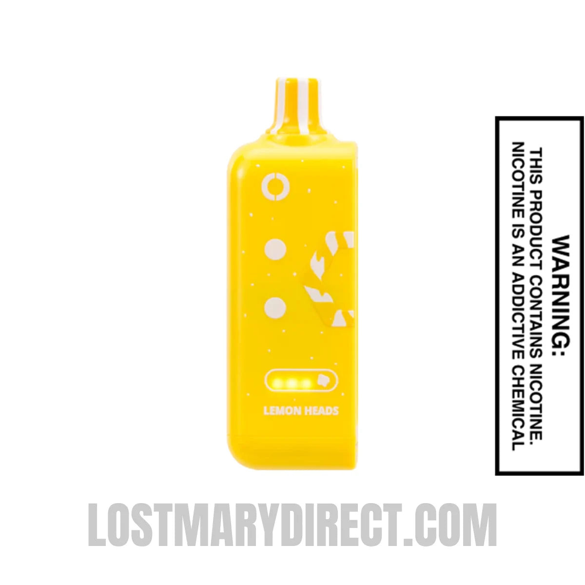 Sour Lemon Heads Off Stamp Sweet Cube Vape Pod | LostMaryDirect