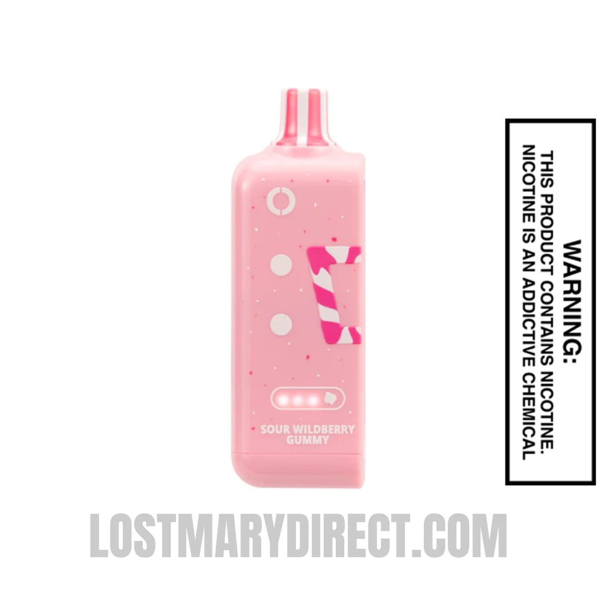 Sour Wildberry Gummy Off Stamp Sweet Cube Vape Pod | LostMaryDirect