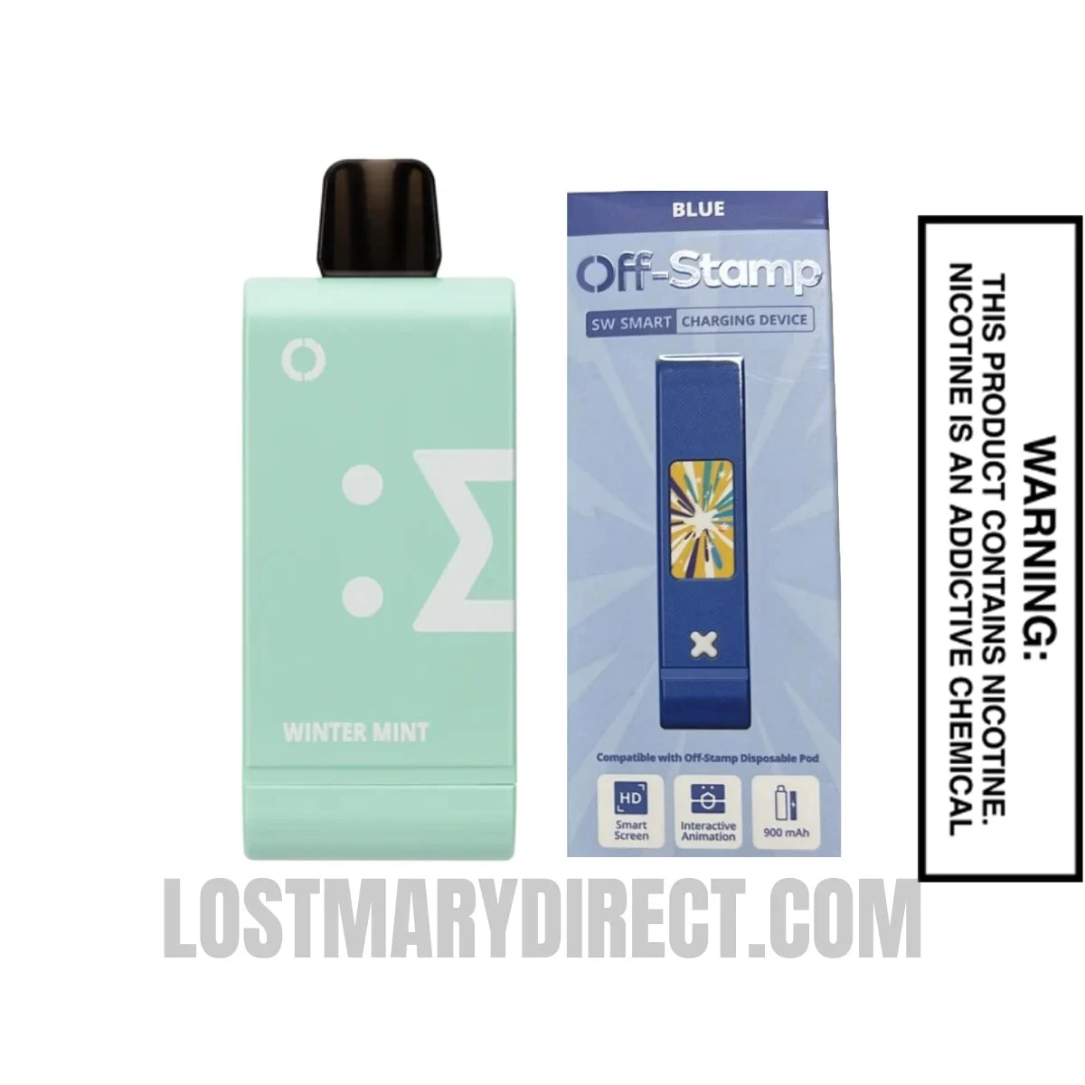 Winter Mint Off-Stamp SW16000 Vape Kit