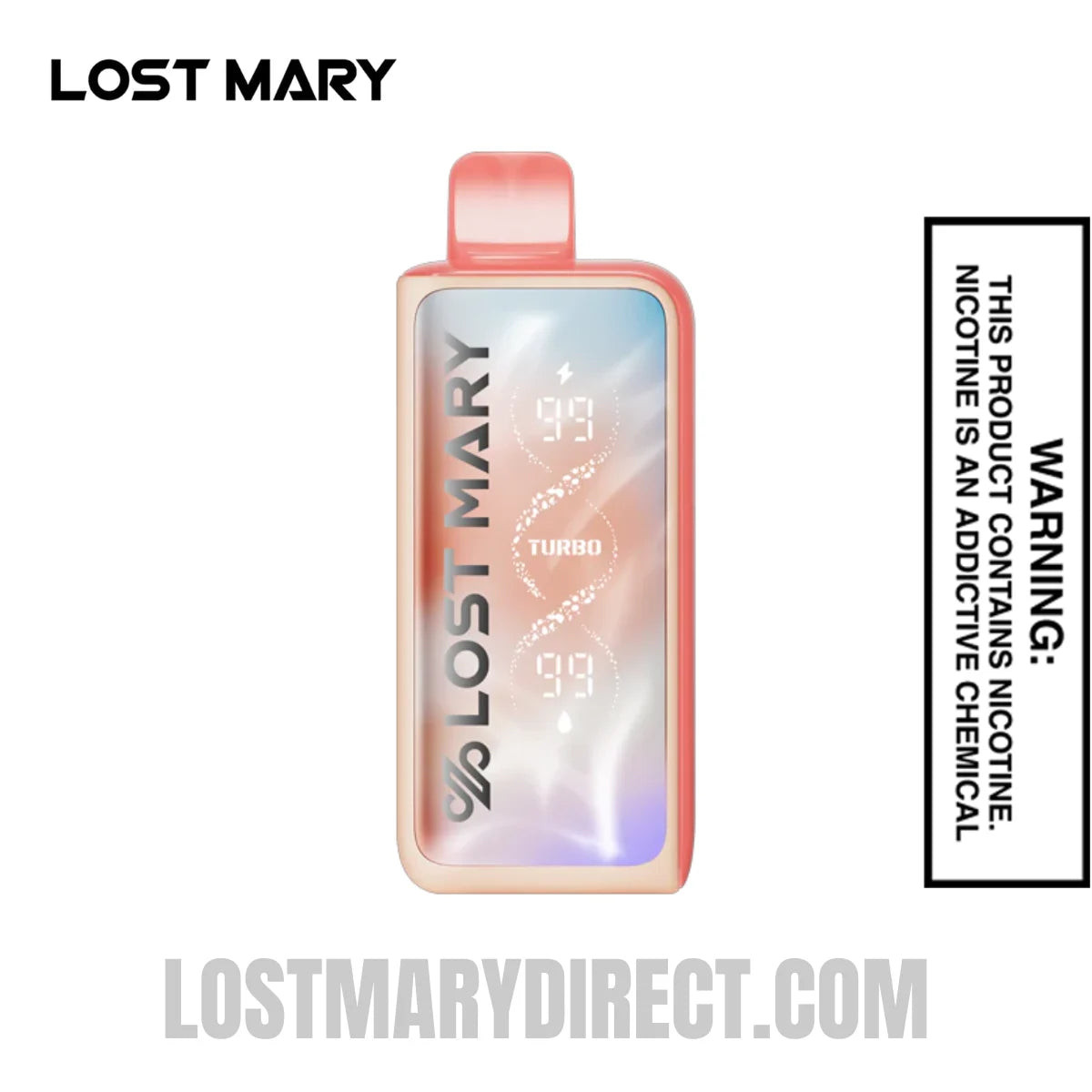 Strawmelon Peach Lost Mary MT35000 Turbo Vape