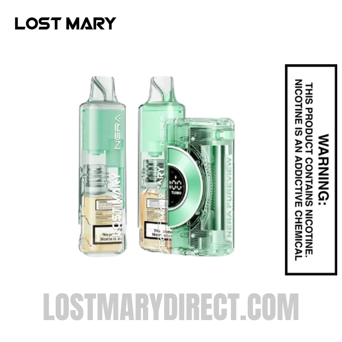 Miami Mint Lost Mary Nera Pureview 40K Vape Kit