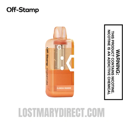 Florida Orange Off Stamp X Cube Crystal Cube 35K Vape Pod